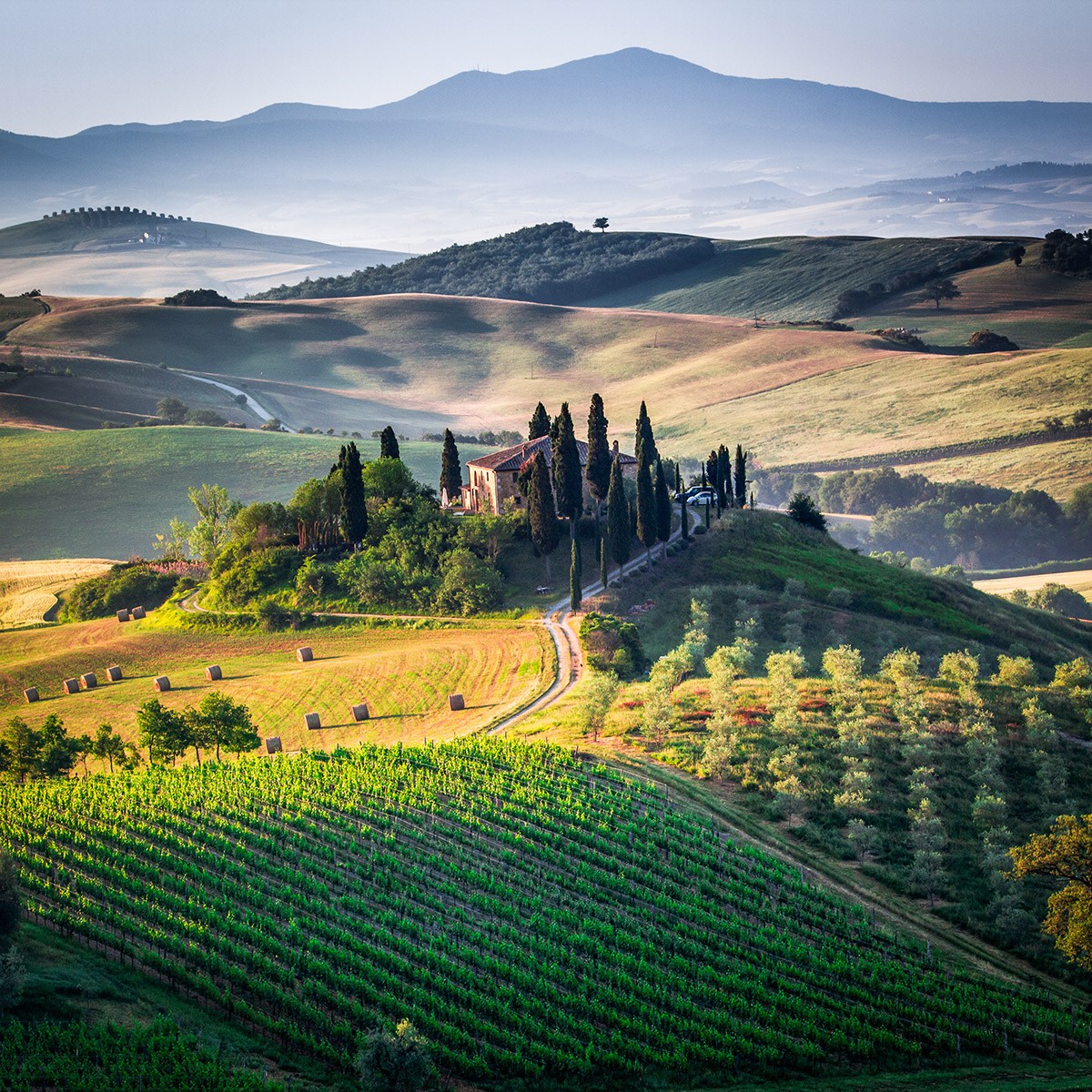 Voyager avec un camping-car en Toscane au printemps.