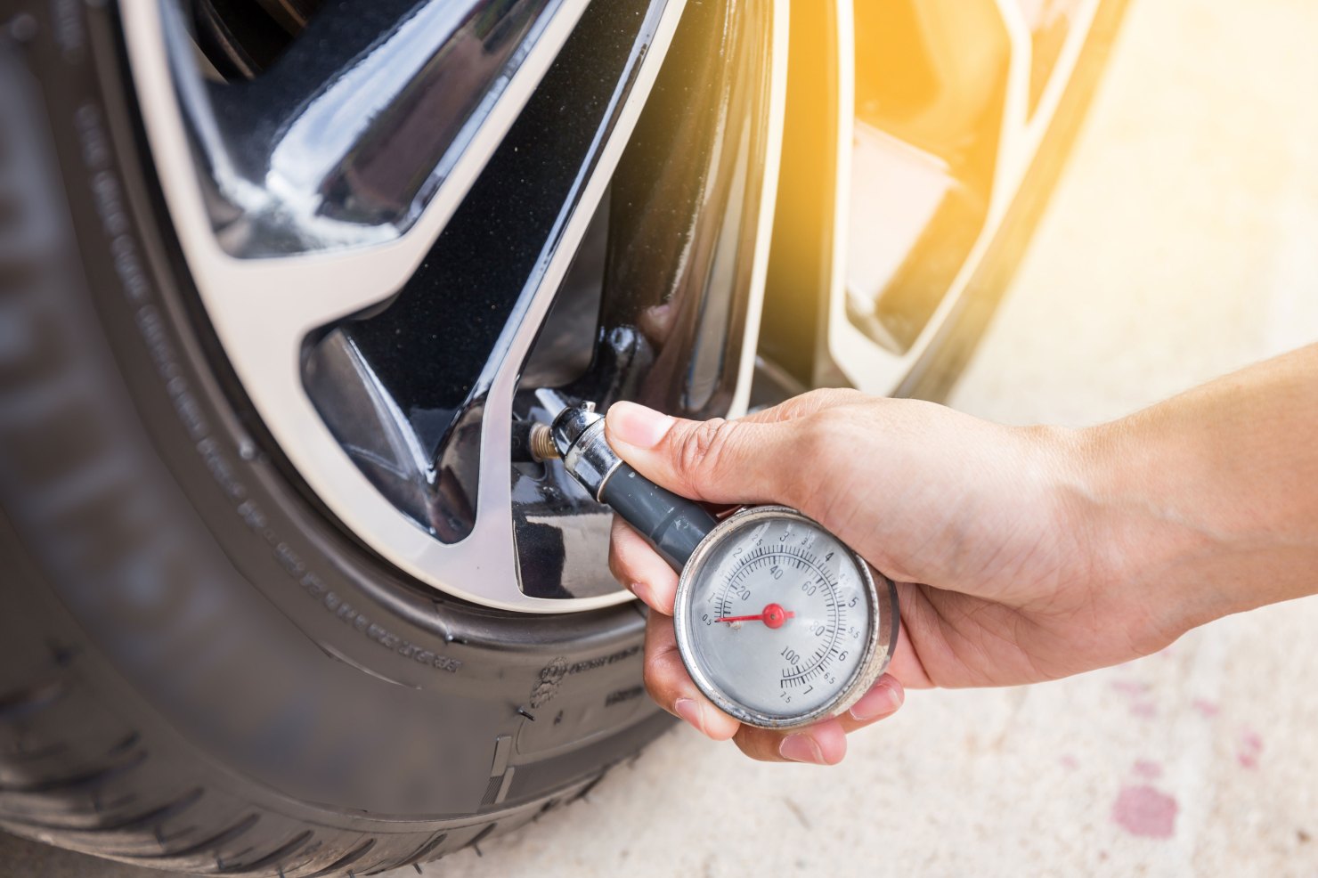 Contrôler les pression des pneus
