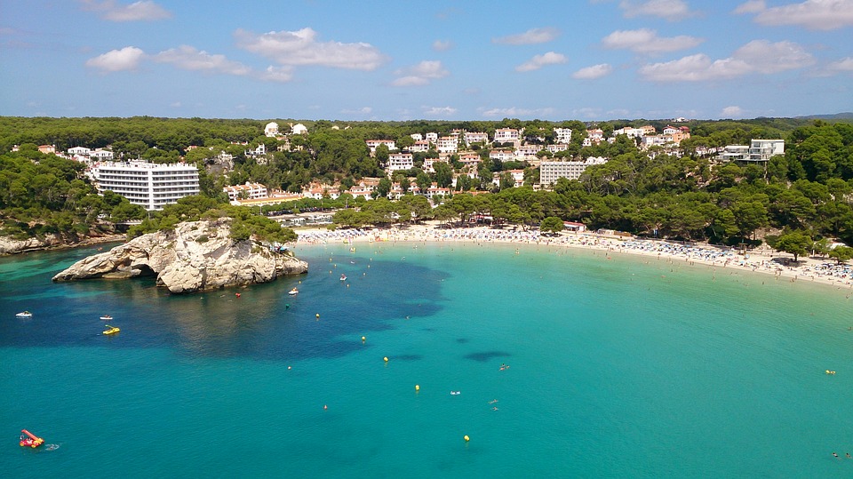 Baie marine dans le sud de l'Espagne