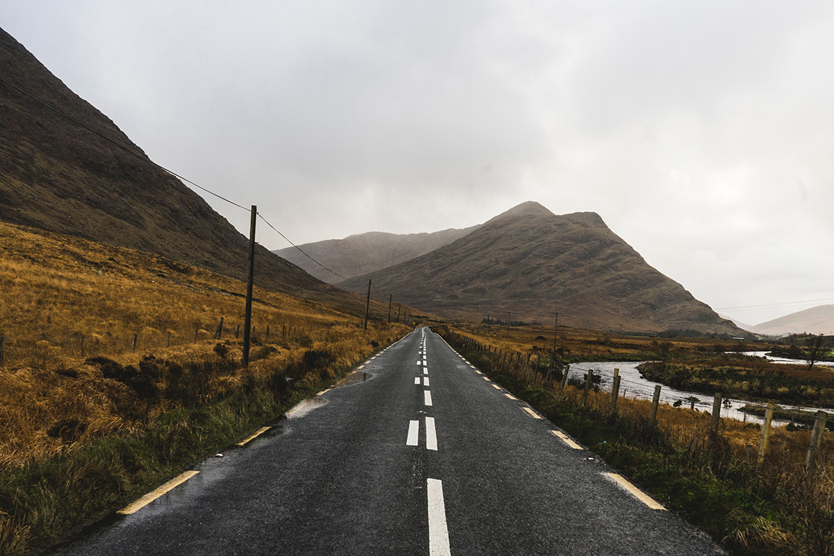 Route en Irlande
