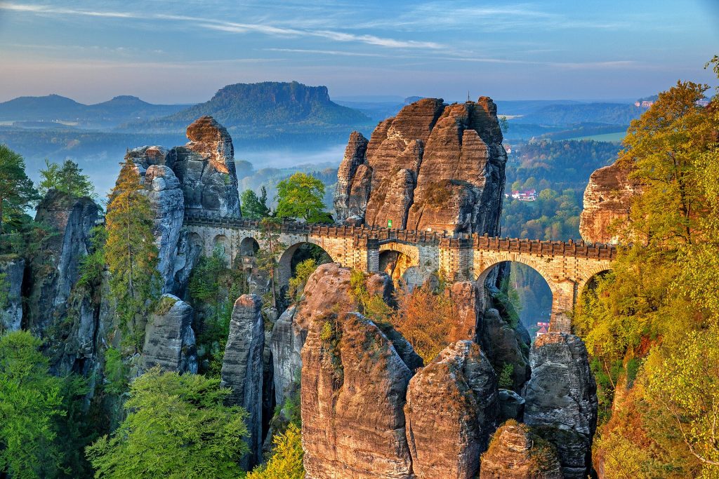 Montagnes en Allemagne de l'Est